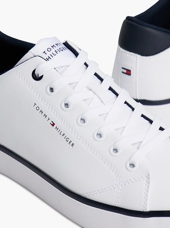 TOMMY HILFIGER Erkek Marka Logolu Günlük Kullanıma Uygun Beyaz Sneaker FM0FM05739 YBS
