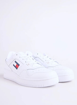 Tommy Hilfiger Beyaz Erkek Sneaker TJM RETRO BASKET ESS