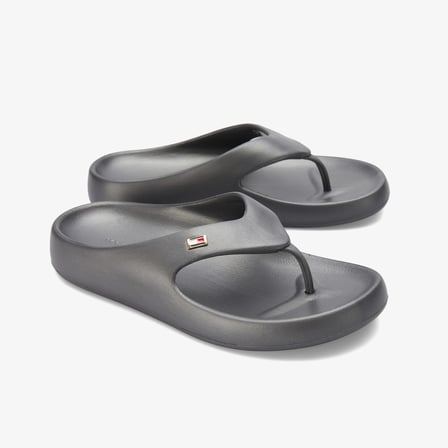 Tommy Hilfiger Comfort Kadın Gri Terlik