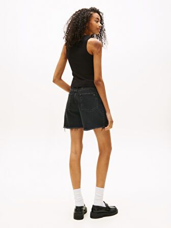 TOMMY HILFIGER Kadın  Siyah T-Shirt DW0DW20896 BDS