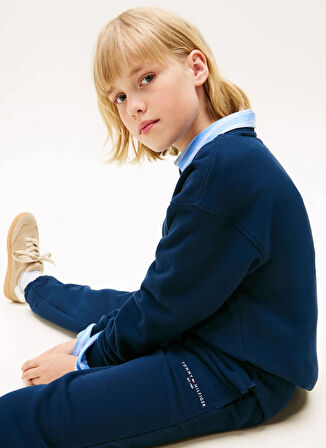 Tommy Hilfiger Baskılı Lacivert Erkek Çocuk Eşofman Takımı KS0KS00664C1G