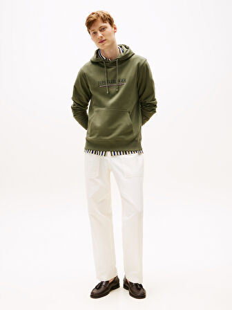 TOMMY HILFIGER Erkek  Yeşil Sweatshirt MW0MW40534 PLI