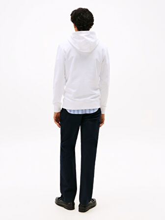 TOMMY HILFIGER Erkek  Beyaz Sweatshirt MW0MW40534 YBR