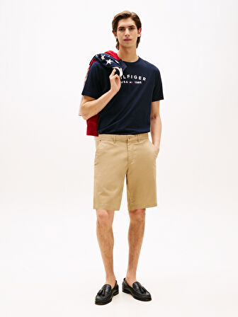 TOMMY HILFIGER Erkek  Lacivert T-Shirt MW0MW39356 DW5