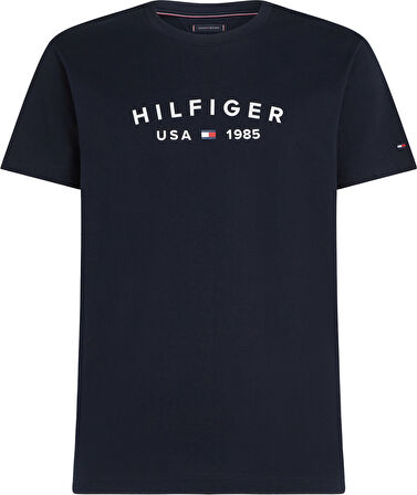 TOMMY HILFIGER Erkek  Lacivert T-Shirt MW0MW39356 DW5