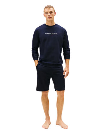 Tommy Hilfiger Erkek Lacivert Sweatshirt UM0UM03666
