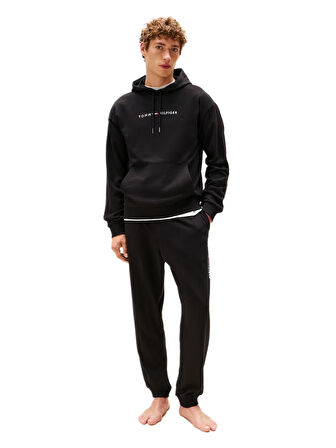 Tommy Hilfiger Erkek Siyah Sweatshirt UM0UM03665