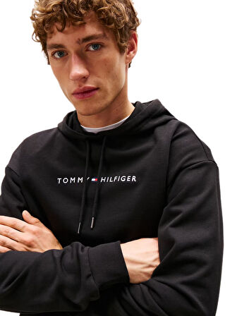 Tommy Hilfiger Erkek Siyah Sweatshirt UM0UM03665