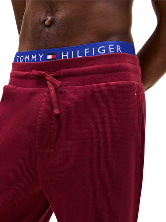 Tommy Hilfiger Erkek Mor Waffle Jogger Eşofman Altı UM0UM03621