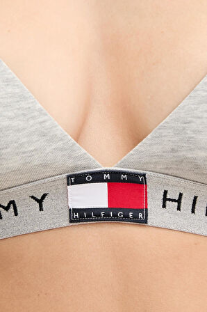 Tommy Hilfiger Kadın Gri Üçgen Sütyen UW0UW06040