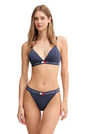 Tommy Hilfiger Kadın Mavi Üçgen Sütyen UW0UW06040