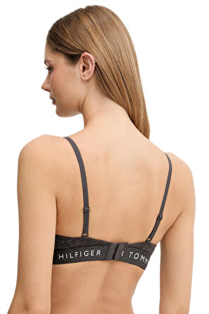 Tommy Hilfiger Kadın Gri Üçgen Sütyen UW0UW06224