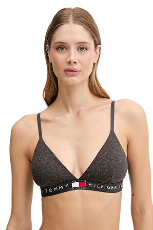 Tommy Hilfiger Kadın Gri Üçgen Sütyen UW0UW06224