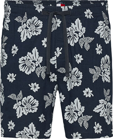 TOMMY HILFIGER TJM SLUB AOP BEACH SHORT EXT Şort