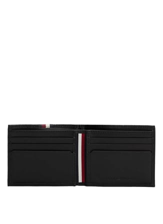 Tommy Hilfiger Siyah Erkek Cüzdan TH PREM LEA MINI CC WALLET