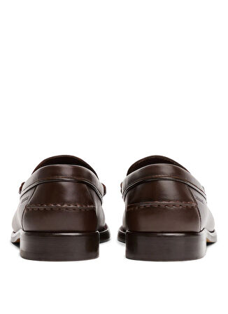 Tommy Hilfiger Kahve Erkek Klasik Ayakkabı HILFIGER TASSEL LTH LOAFER