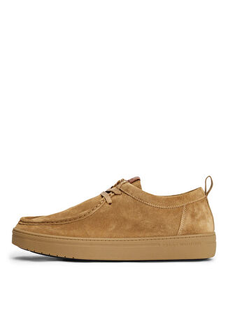 Tommy Hilfiger Süet Kahve Erkek Günlük Ayakkabı MODERN LIGHT SUEDE MOC TOE SHOE