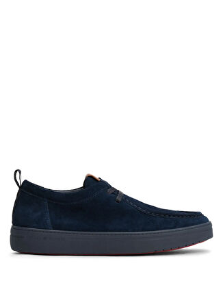 Tommy Hilfiger Lacivert Erkek Günlük Ayakkabı MODERN LIGHT SUEDE MOC TOE SHOE
