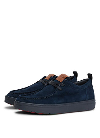 Tommy Hilfiger Lacivert Erkek Günlük Ayakkabı MODERN LIGHT SUEDE MOC TOE SHOE