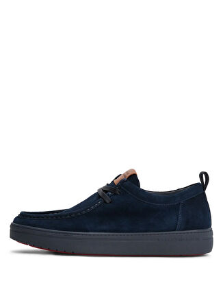 Tommy Hilfiger Lacivert Erkek Günlük Ayakkabı MODERN LIGHT SUEDE MOC TOE SHOE
