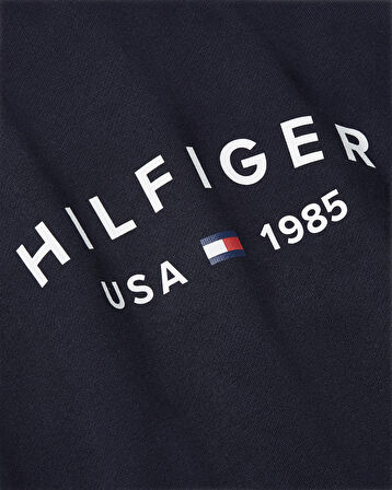TOMMY HILFIGER Erkek  Lacivert Sweatshirt MW0MW40697 DW5