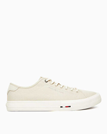 Tommy Hilfiger Güçlendirilmiş Kanvas Erkek Sneaker | 44