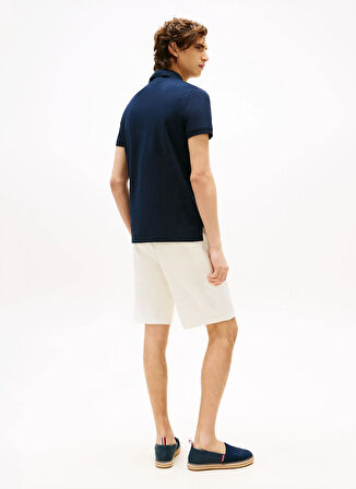 Tommy Hilfiger Mavi Erkek Polo T-Shirt MW0MW39836DW5_HILFIGER FLAG REG POL