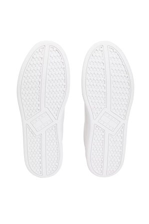 Erkek Tommy Jeans ARCHIVE '98 Leather Sneakers - Beyaz | 42