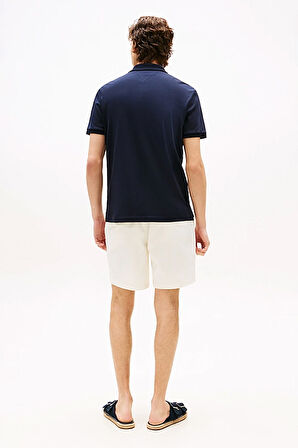 Erkek Interlock Zip Polo - Lacivert | L