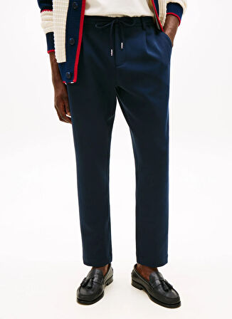 Tommy Hilfiger Normal Bel Normal Paça Normal Mavi Erkek Pantolon MW0MW39705DW5_HARLEM 1PLT 3/4 EL CO