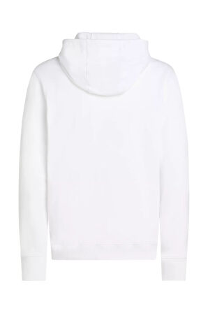 Erkek Brand Love Hilfiger Hoodie Sweatshirt - Beyaz | 2XL