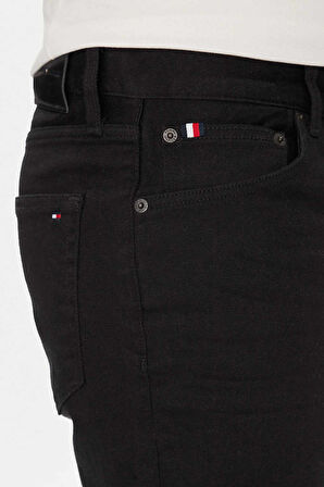 Erkek Straight Denton Jeans - Siyah | 32/32