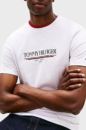 Tommy Hilfiger Erkek T Shirt MW0MW40324 YBR