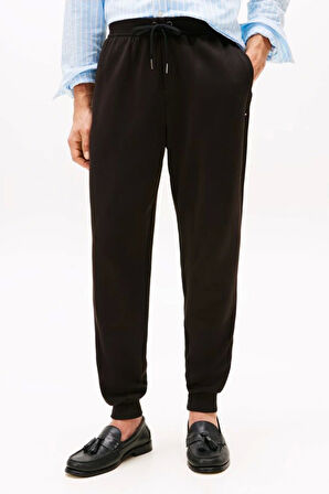 Tommy Hilfiger Erkek Klasik In Techno Siyah Eşofman Altı MW0MW37242BDS