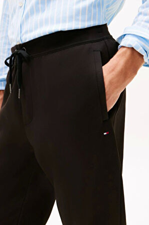 Tommy Hilfiger Erkek Klasik In Techno Siyah Eşofman Altı MW0MW37242BDS