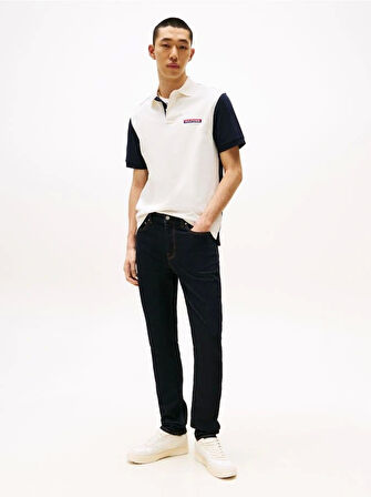 Tommy Hilfiger ARCHIVE COLORBLOCK POLO Erkek Beyaz T-shirt MW0MW405910FA