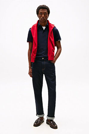 Erkek İnterlock Flagcuff Polo T-Shirt - Lacivert | L