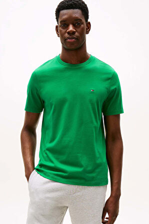 Erkek ESS Seasonal Reg Fit Solid T-Shirt - Yeşil | XS