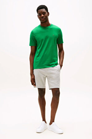 Erkek ESS Seasonal Reg Fit Solid T-Shirt - Yeşil | XS