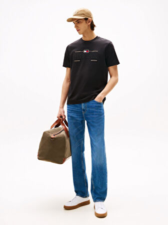 Tommy Hilfiger Erkek Icon Hılfiger Tee T-Shirt MW0MW39585