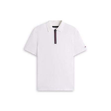Tommy Hilfiger Erkek Interlock Zıp T-Shirt MW0MW39552
