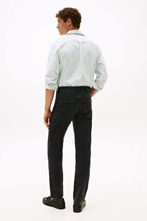 Erkek Düz Kesim 5 Cepli Kot Pantolon - Siyah | 31/32