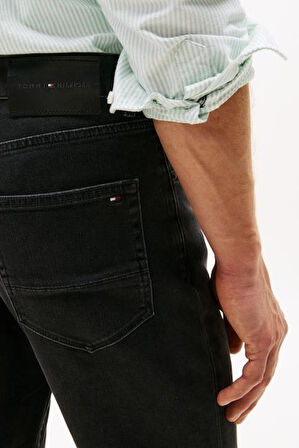 Erkek Düz Kesim 5 Cepli Kot Pantolon - Siyah | 32/32