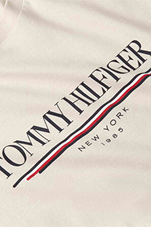 Tommy Hilfiger Erkek Brand Love Hilfiger Tee  | XS