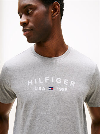 TOMMY HILFIGER Erkek  Koyu Gri T-Shirt MW0MW39356 P91