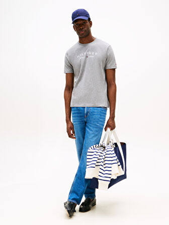 TOMMY HILFIGER Erkek  Koyu Gri T-Shirt MW0MW39356 P91