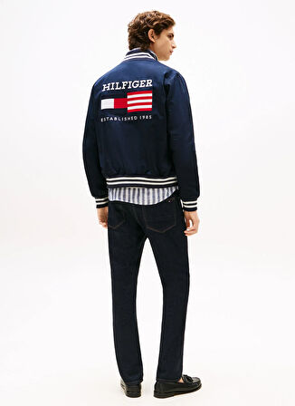 Tommy Hilfiger Normal Mavi Erkek Ceket MW0MW40647DW5_AMERICANA VARSITY JKT