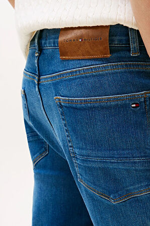 Erkek Slim Fit 5 Cepli Esnek Kot Pantolon - Mavi | 31/32