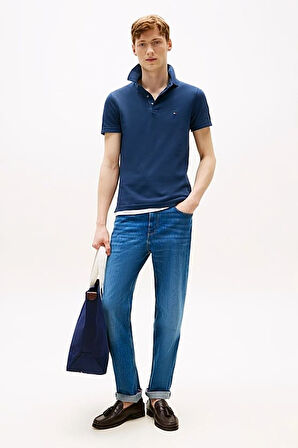 Erkek 1985 Slim Fit Polo Yaka T-Shirt - Mavi | S