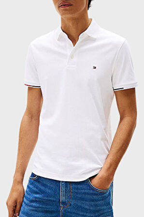 Tommy Hilfiger Erkek Polo Yaka T Shirt MW0MW39348 YBR